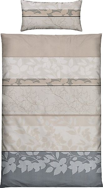 REDBEST Bettwäsche Bettwäsche, Polyester, Microfaser-Satin Streifen günstig online kaufen