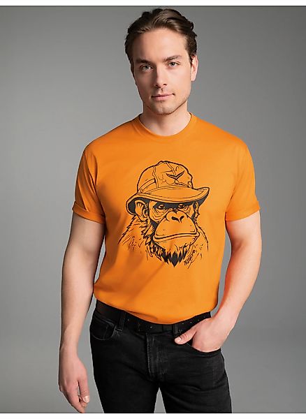 Trigema T-Shirt "TRIGEMA T-Shirt mit Affen-Printmotiv", (1 tlg.) günstig online kaufen