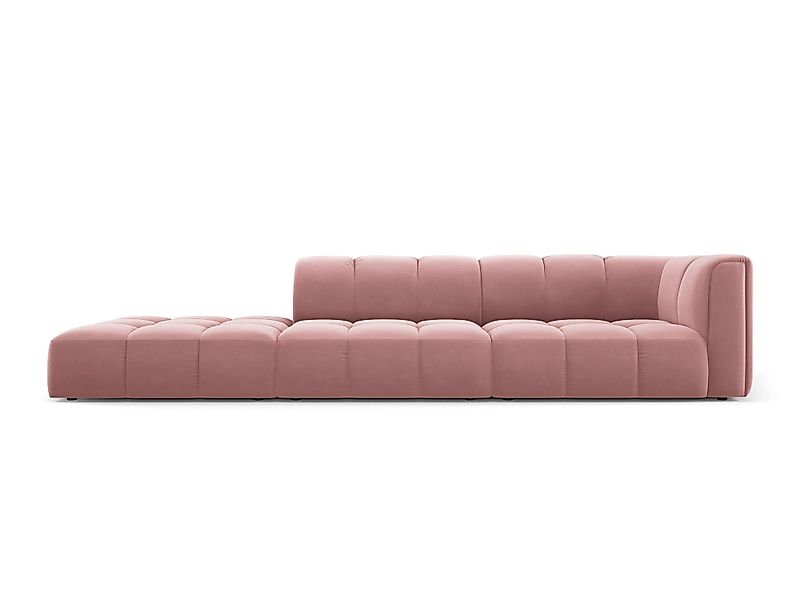 Milo Casa | Ecksofa Francesca Samt links 4-Sitzer günstig online kaufen