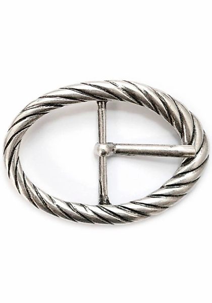 Rettungsring Gürtel Gürtelschnalle "Dorn Oval Gedreht Silber" günstig online kaufen