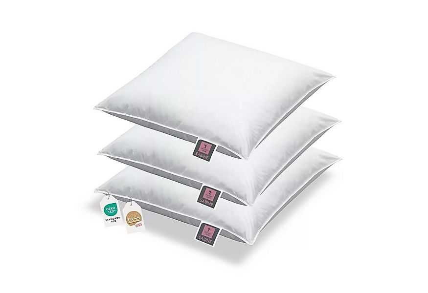 SPESSARTTRAUM Daunenkissen 3 Stück Daunenkissen Kuschelkissen Sofakissen Fü günstig online kaufen