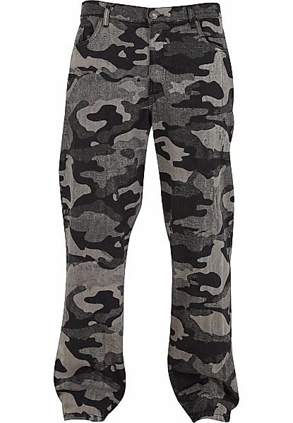 URBAN CLASSICS Cargohose "Urban Classics Laser Camo Printed Jeans" günstig online kaufen