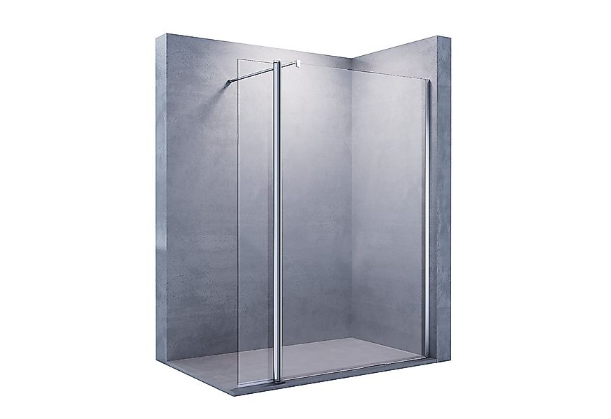 SONNI Walk-in-Dusche Walk in Dusche mit 30cm schwenkbare Seitenwand, Nano(E günstig online kaufen