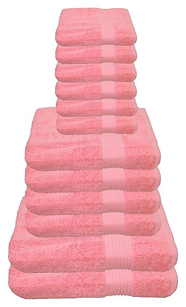 Julie Julsen Handtücher 12-Handtücher-Rosa, Baumwolle (12-St) günstig online kaufen
