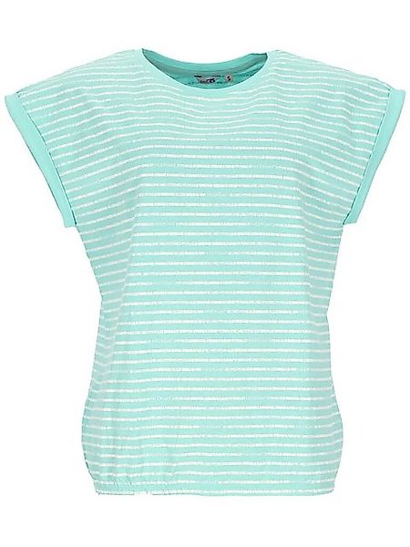 modAS Rundhalsshirt Damen Shirt ohne Ärmel mit MEERzeit-Streifen - Streifen günstig online kaufen
