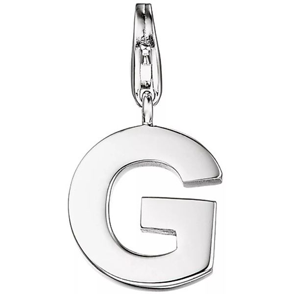 SIGO Einhänger Charm Buchstabe G 925 Sterling Silber Anhänger für Bettelarm günstig online kaufen