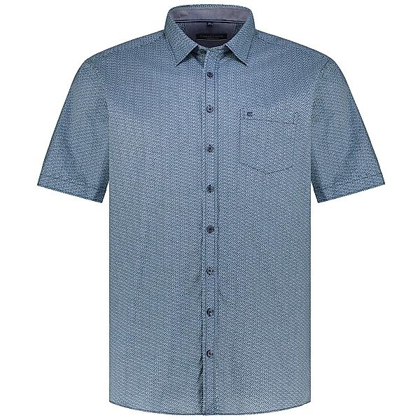 CASA MODA Freizeithemd aus Baumwolle Farbe blau/grau Größe: 7XL günstig online kaufen