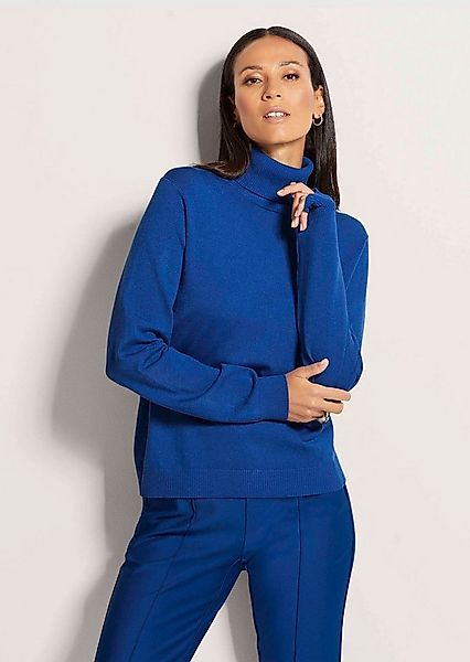 MADELEINE Strickpullover Schmaler Feinstrickpullover Schmaler Rollkragenpul günstig online kaufen