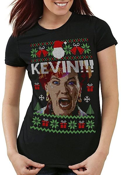 style3 T-Shirt Allein zu Haus Kevin Weihnachten Weihnachts Pullover ugly sw günstig online kaufen