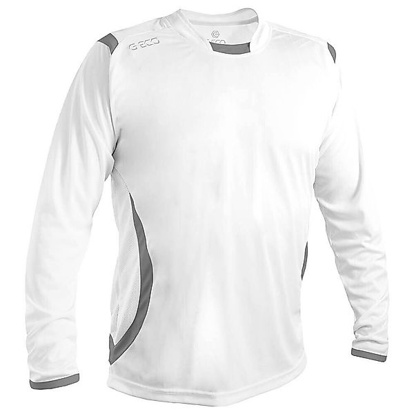 Geco Langarmshirt Levante (100% Polyester) weiss/silber günstig online kaufen
