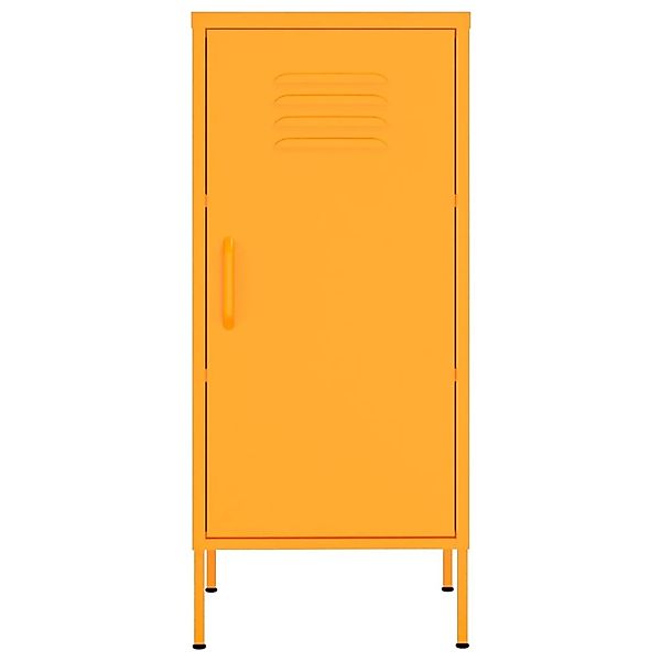 vidaXL Aktenschrank Lagerschrank Senfgelb 42,5x35x101,5 cm Stahl günstig online kaufen