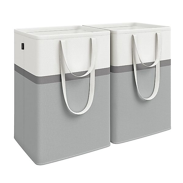 SONGMICS Wäschekorb, 2er Set, 110 L günstig online kaufen