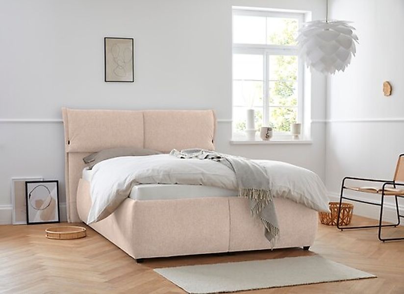 andas Polsterbett »Jenson« als Bettgestell oder mit 3 Matratzenarten und Hä günstig online kaufen