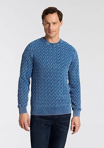 Levi's® Rundhalspullover LV PRESIDIO mit Zopfmuster günstig online kaufen