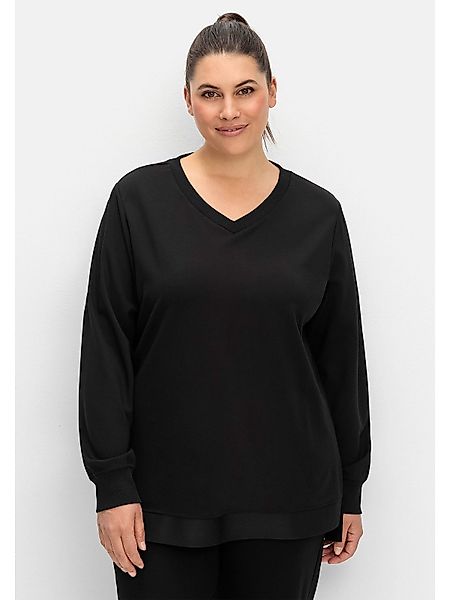 Sheego Sweatshirt Große Größen in atmungsaktiver günstig online kaufen