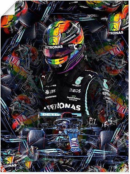 Artland Wandbild "Sir Lewis Hamilton Motorsportlegende", Bilder von Männern günstig online kaufen