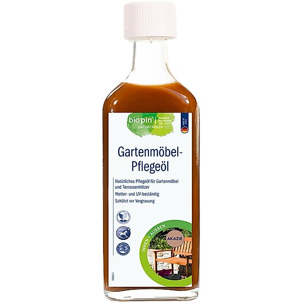 Biopin Gartenmöbel-Pflegeöl Akazie 250 ml günstig online kaufen