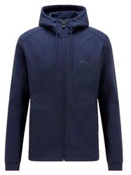 BOSS Kapuzensweatjacke Herren Saggy Circle Jacke günstig online kaufen