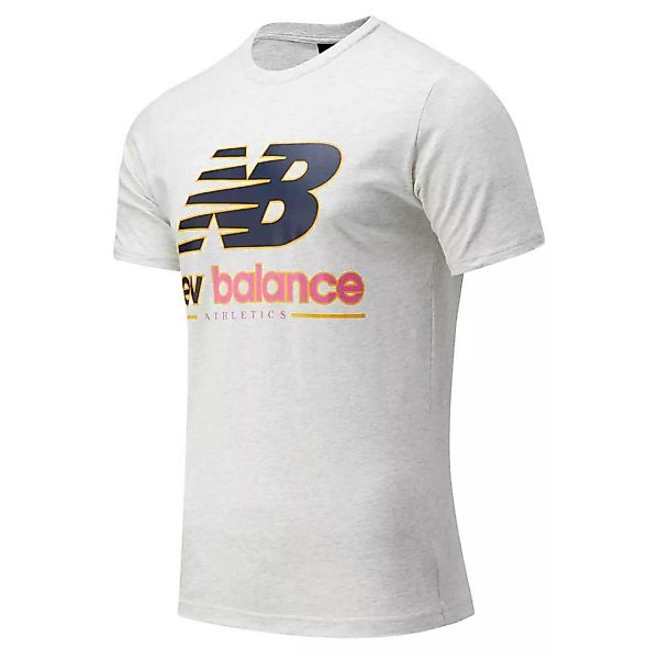 New Balance Higher Learning Logo Kurzarm T-shirt L Sea Salt Heather günstig online kaufen