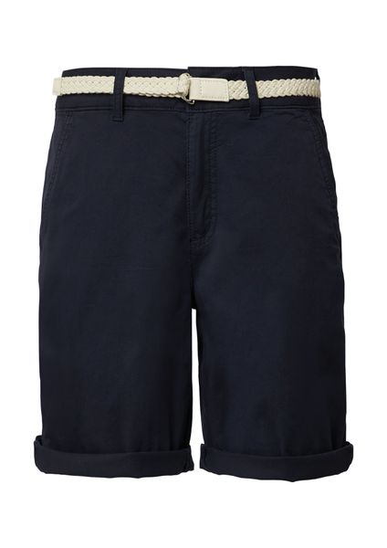 s.Oliver Chinoshorts Sommerhose mit geflochtenem Gürtel günstig online kaufen