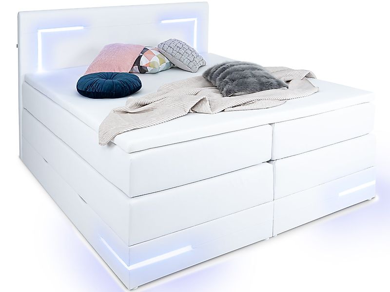 wonello Boxspringbett Lights 2.0, mit LED günstig online kaufen