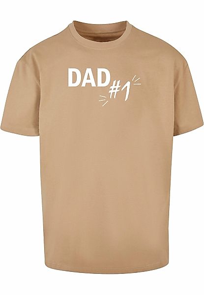 Merchcode T-Shirt "Merchcode Herren Fathers Day - Dad number 1 Heavy Oversi günstig online kaufen