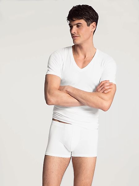 CALIDA V-Shirt "Evolution", mit tiefem V-Ausschnitt, Interlock-Qualität, Ku günstig online kaufen