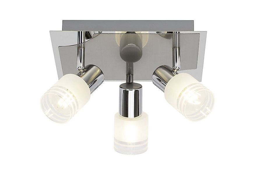 Brilliant Deckenstrahler Lea, LED wechselbar, Warmweiß, LED Spotrondell 3fl günstig online kaufen