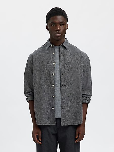 Selected Langarmhemd SLHREGNOAH BRUSHED TWIST SHIRT günstig online kaufen
