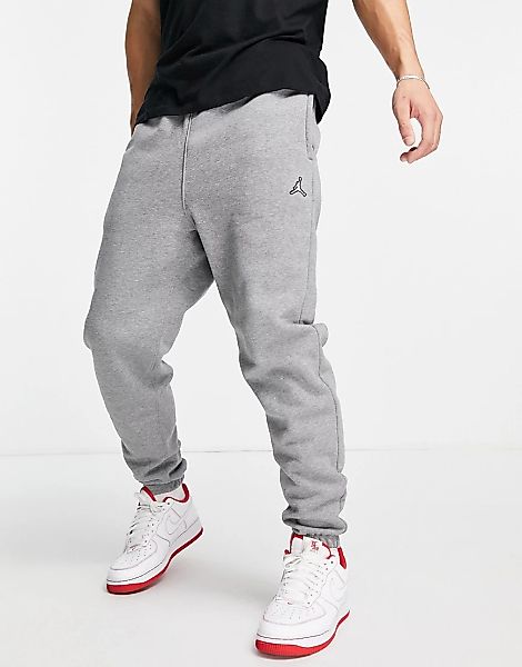 Nike – Jordan – Fleece-Jogginghose in Grau günstig online kaufen