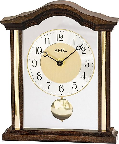 AMS Pendeltischuhr T1174/1 Wohnzimmer, Esszimmer, Holz,Made in Germany günstig online kaufen
