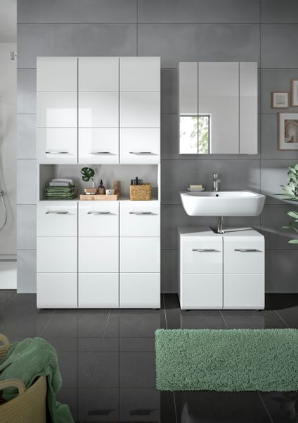INOSIGN Badezimmer-Set, (Set, 4-St), Florenz, Badkombination günstig online kaufen