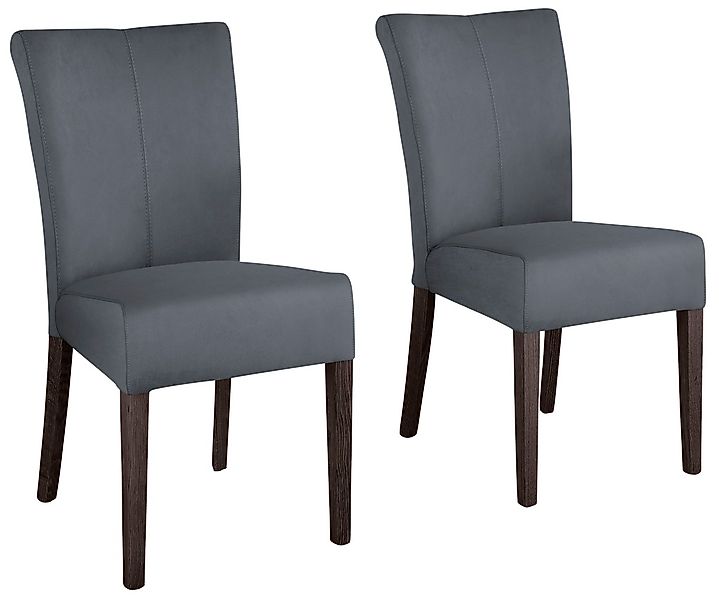 Home affaire Esszimmerstuhl "Queen" (Set) 4 Stk. Kunstleder Beine aus massi günstig online kaufen