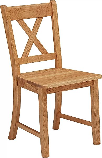 SCHÖSSWENDER Stuhl "Königsee", Gestell aus Massivholz, 2er-Set günstig online kaufen