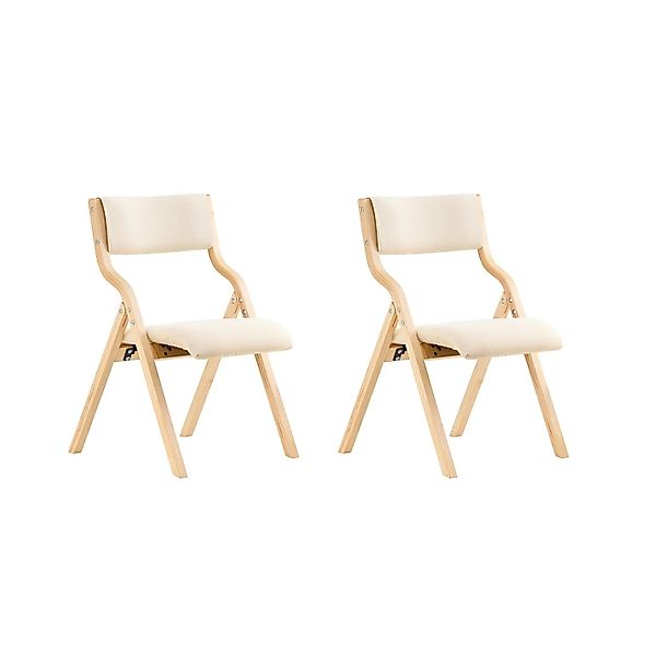 SoBuy 2er Set Esszimmerstuhl Klappstuhl Küchenstuhl Polsterstuhl mit Lehne günstig online kaufen