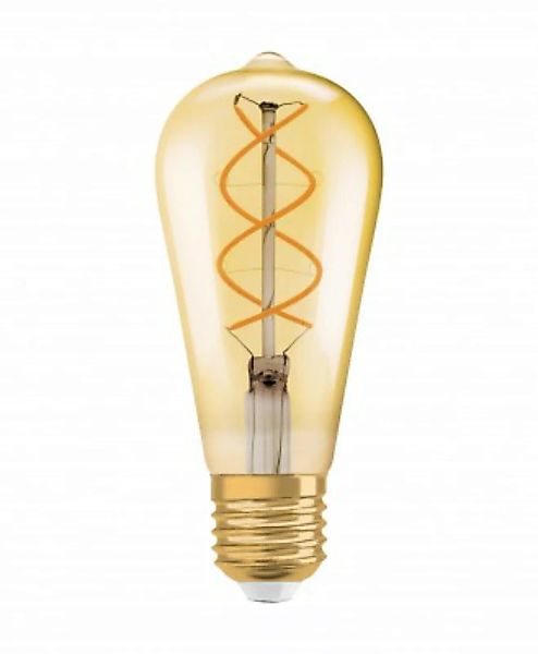 OSRAM LED VINTAGE 1906 LEDISON 25 FS Warmweiß Filament Gold E27 Glühlampe günstig online kaufen