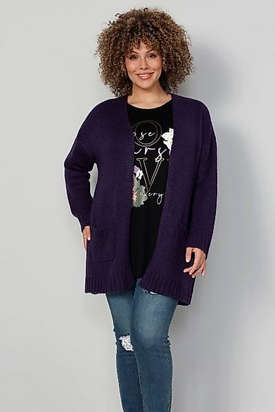 MIAMODA Strickjacke Strickjacke offene Form Langarm günstig online kaufen