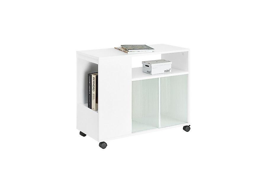SoBuy Rollcontainer FBT142, Aktenschrank Druckertisch Lagerschrank mit Roll günstig online kaufen