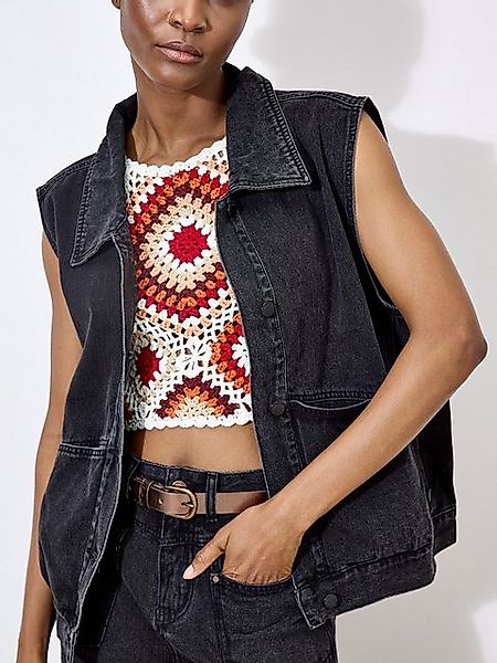 Apricot Jeansbluse günstig online kaufen