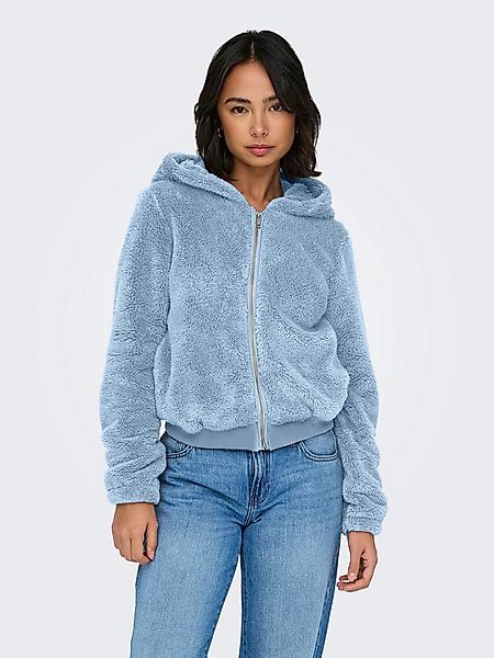 ONLY Kapuzenplüschjacke ONLNEWANNA CONTACT SHERPA JKT OTW NOOS Kunstfaser günstig online kaufen