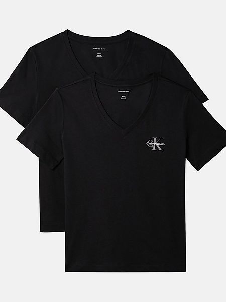 Calvin Klein Jeans T-Shirt (Packung, 2-tlg., 2er-Pack) Mit V-Ausschnitt günstig online kaufen