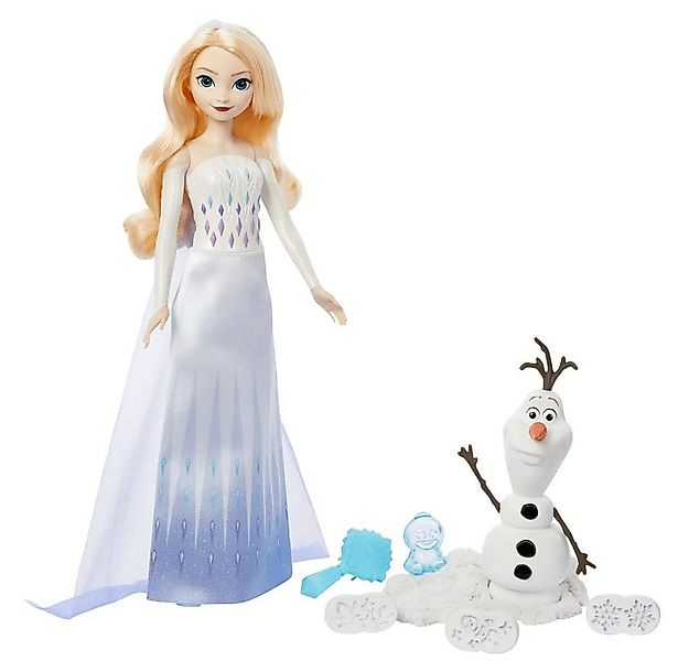 Disney Frozen Anziehpuppe Winter Abenteuer mit Elsa & Olaf Disney Eiskönigi günstig online kaufen