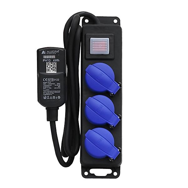 ALLEGRA MID Stromzähler PH10 mit 3 Fach Profi Verteilersteckdosenleiste günstig online kaufen