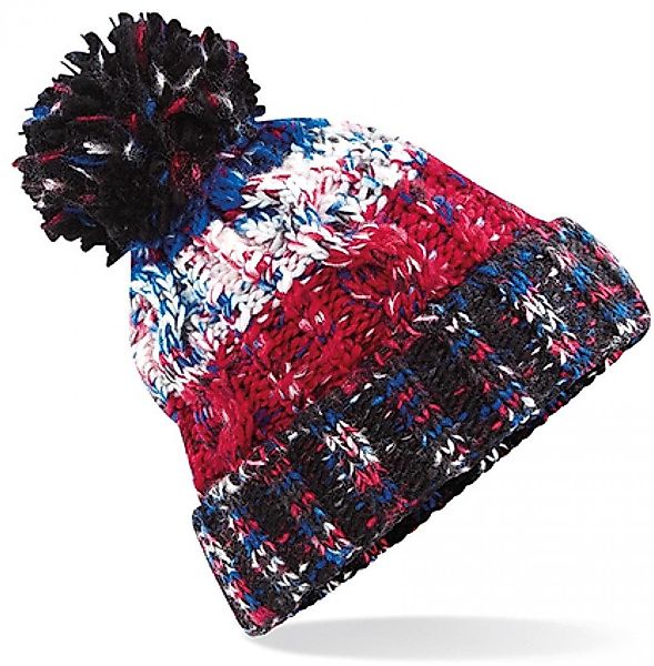 Beechfield® Bommelmütze Corkscrew Pom Pom Beanie günstig online kaufen