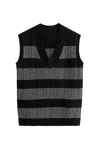 Next Stricktop Gestricktes Tanktop mit V-Ausschnitt günstig online kaufen