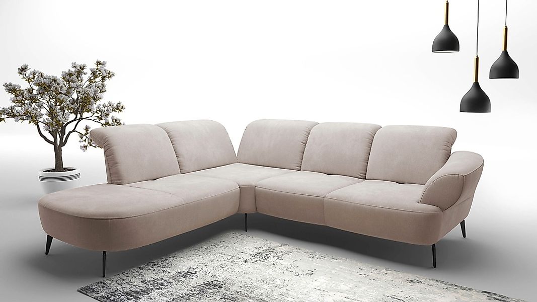 sit&more Ecksofa "Dance", inkl.System Click&Seat und Sitztiefenverstellung günstig online kaufen