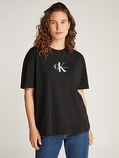 Calvin Klein Jeans T-Shirt TEXTURED MONOLOGO günstig online kaufen