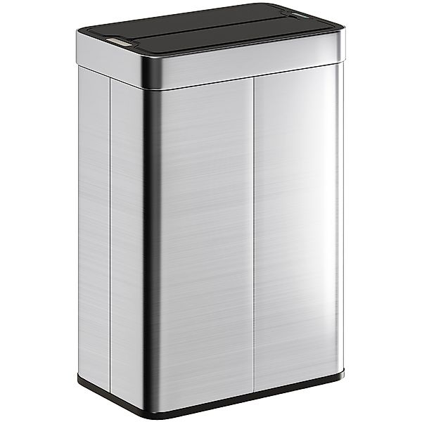 HOMCOM Sensor Mülleimer 55L Abfalleimer mit Soft-Close-Schmetterlingsdeckel günstig online kaufen