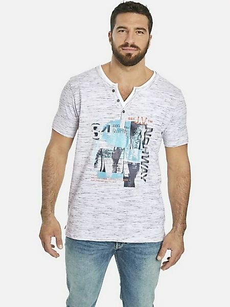 Jan Vanderstorm T-Shirt BALTFRIED mit Knopfleiste günstig online kaufen