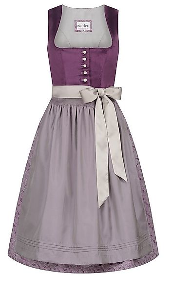 Nübler Trachtenkleid Midi Dirndl Giovanna in Aubergine von Nübler günstig online kaufen